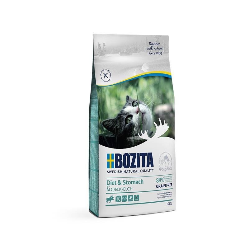 Katzen Trockenfutter Diet & Stomach Getreidefrei Elch – 10kg