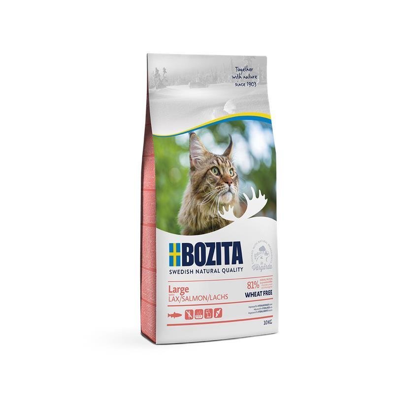 Bozita Katzenfutter Large Weizenfrei Lachs – 10kg
