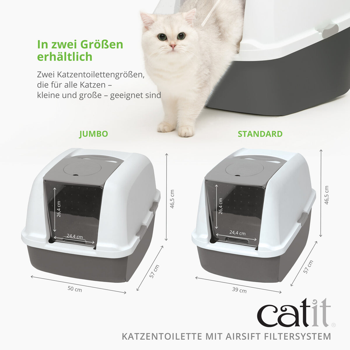 Catit Katzentoilette mit Abdeckung