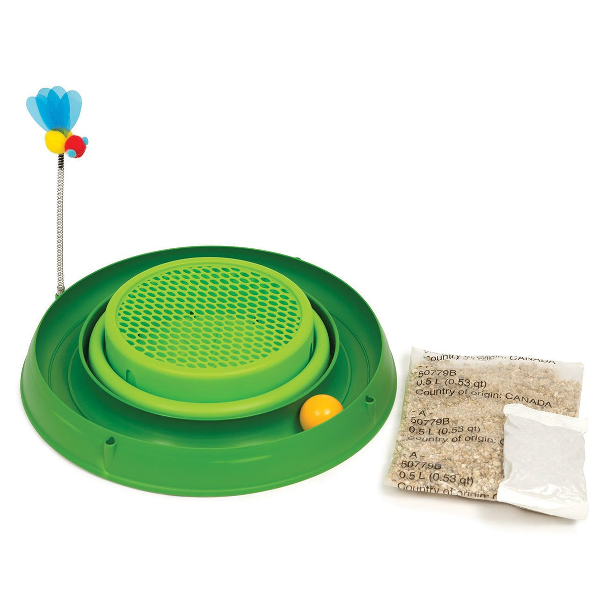 Catit Play-n-Scratch mit Biene 3in1