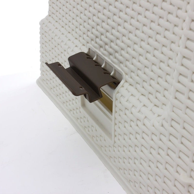 Curver Petlife Katzentoilette Style in Rattan Optik