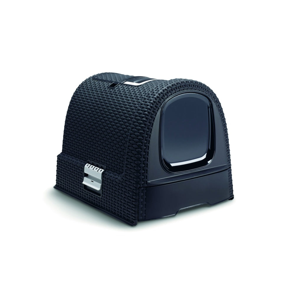 Curver Petlife Katzentoilette Style in Rattan Optik
