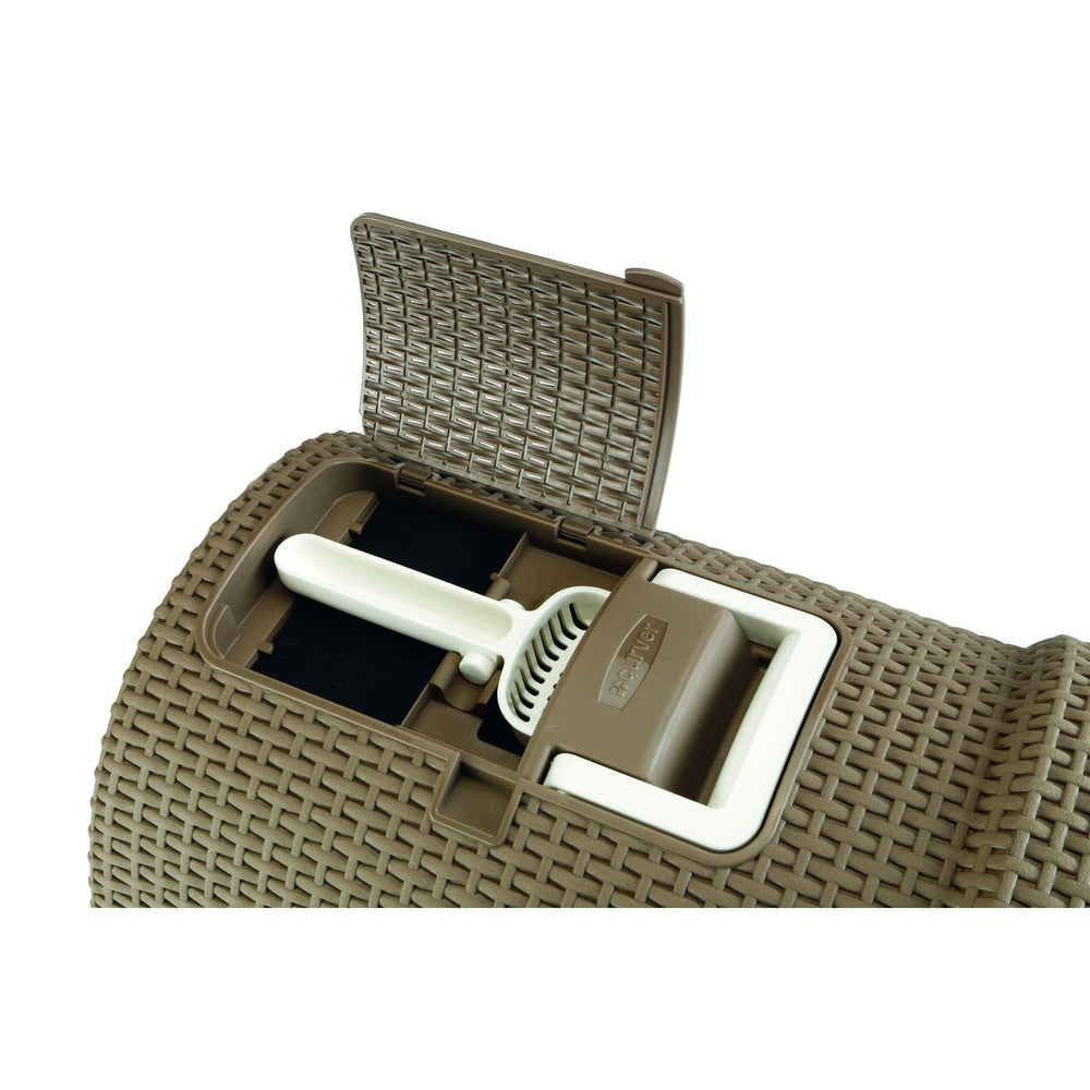 Curver Petlife Katzentoilette Style in Rattan Optik