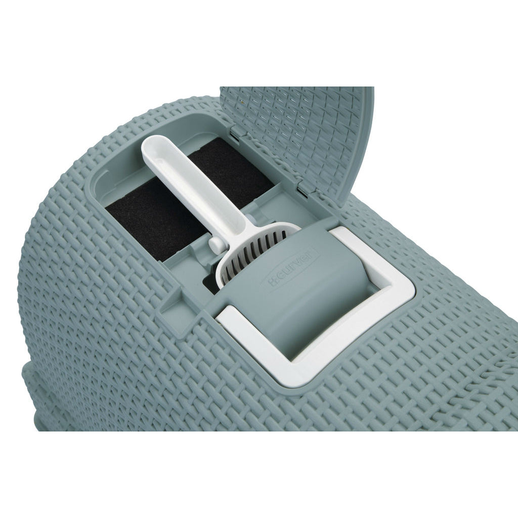 Curver Petlife Katzentoilette Style in Rattan Optik