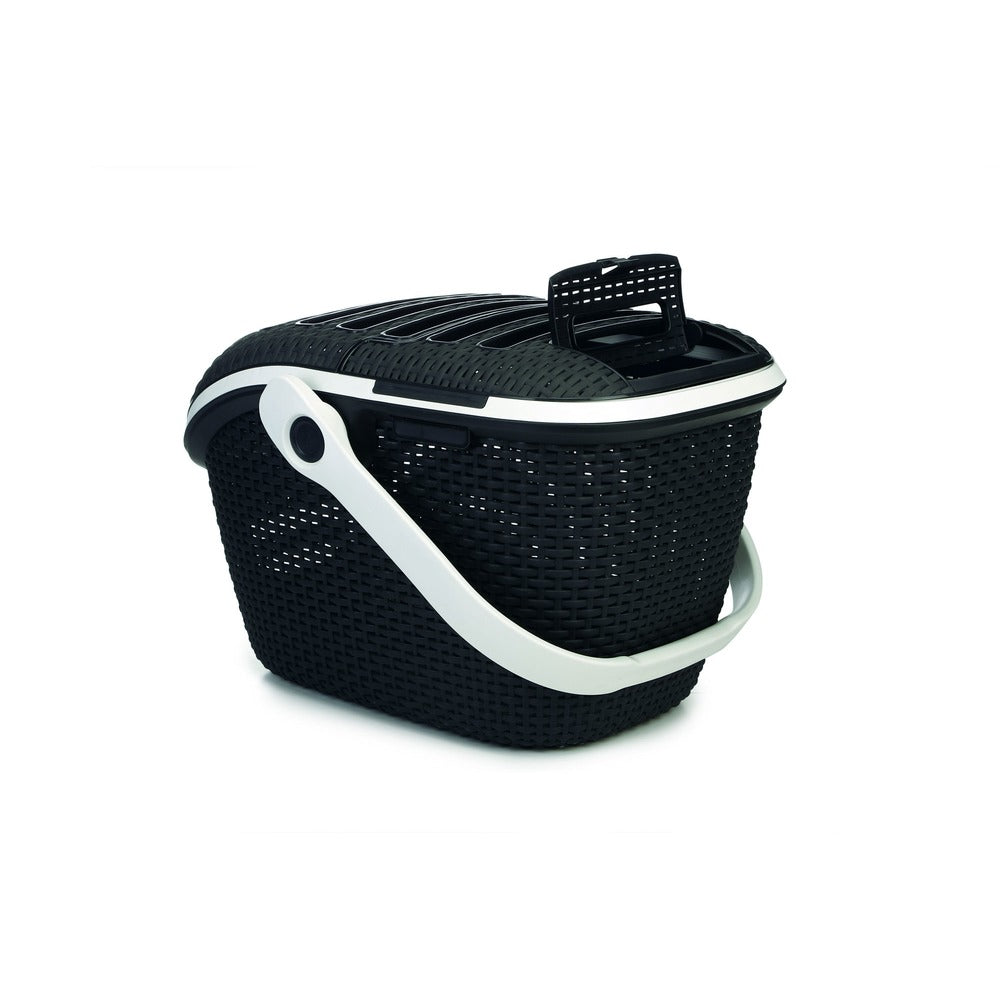 Curver Transportbox Transportkorb Reisekorb – anthrazit, L: 51 cm B: 38 cm H: 33 cm