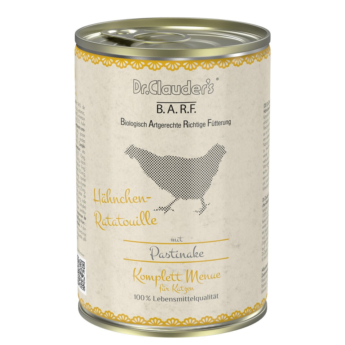 Barf Cat Komplettmenü Hähnchen-Ratatouille – 6 x 400 g