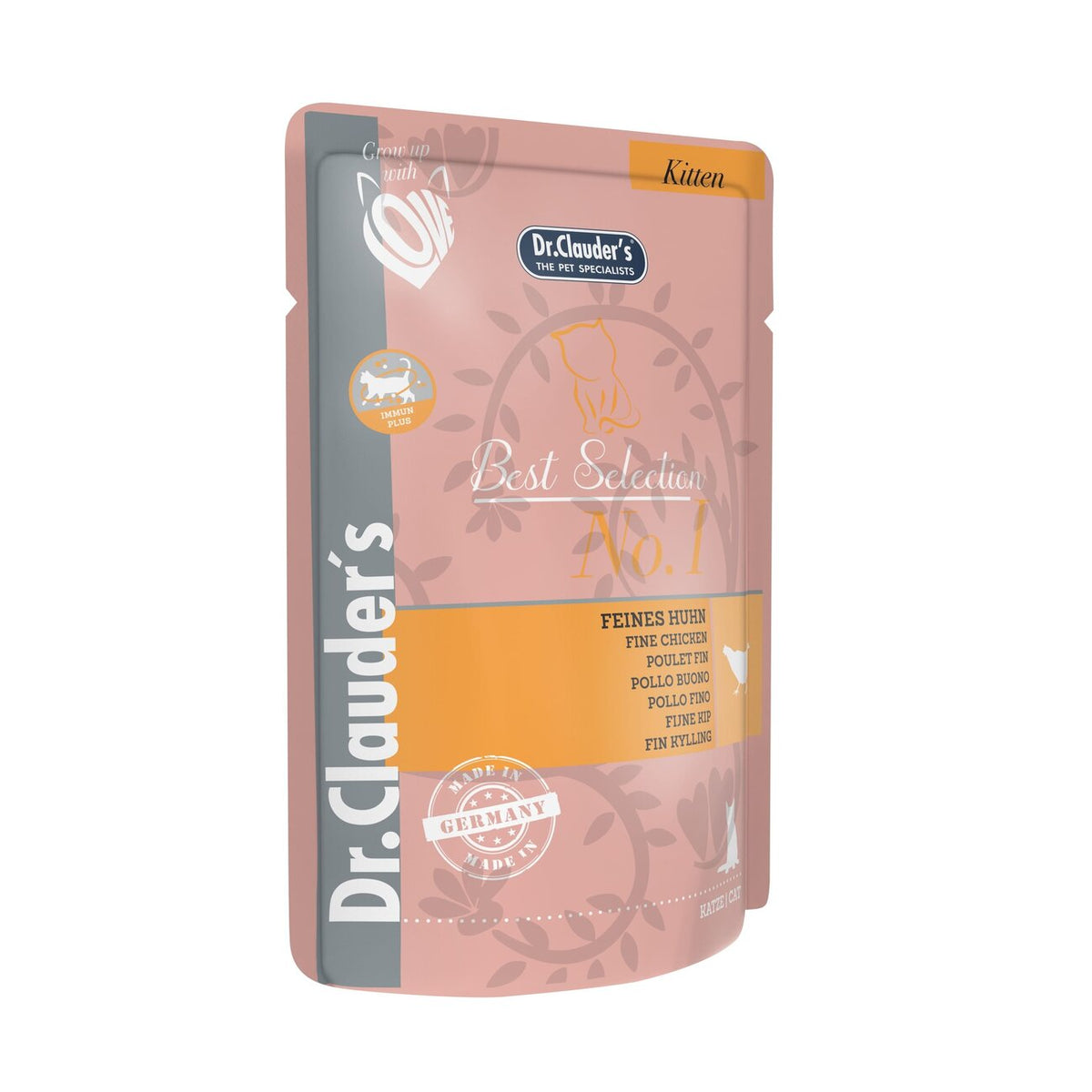 Best Selection Adult Katzenfutter – No.1: Huhn mit Preiselbeeren, 16x85g
