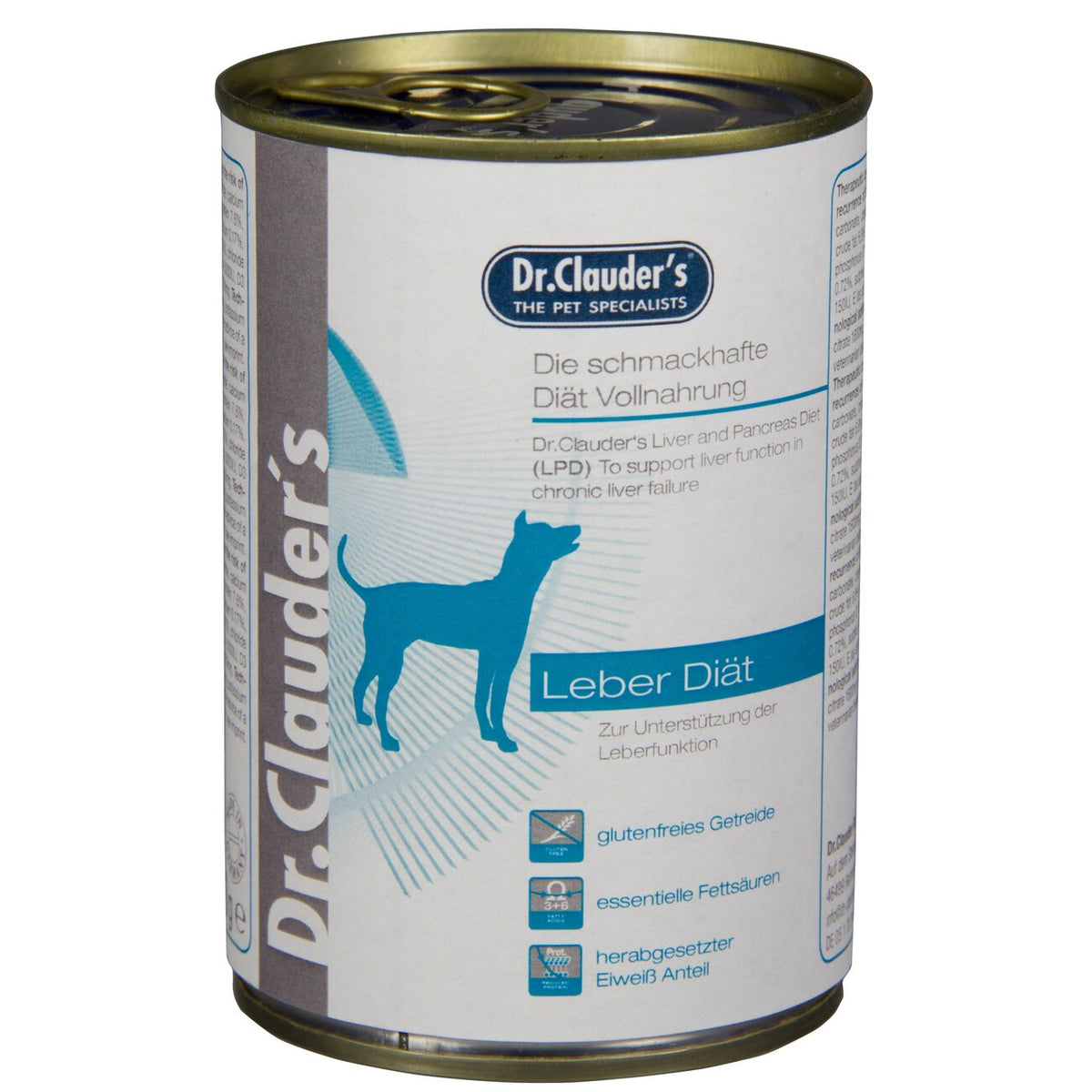 Dr. Clauders Diät Hundefutter LPD Leberdiät – 6x400g