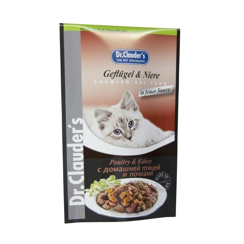 Premium Katzenfutter im Frischebeutel – Geflügel & Nieren in Soße, 20 x 100g