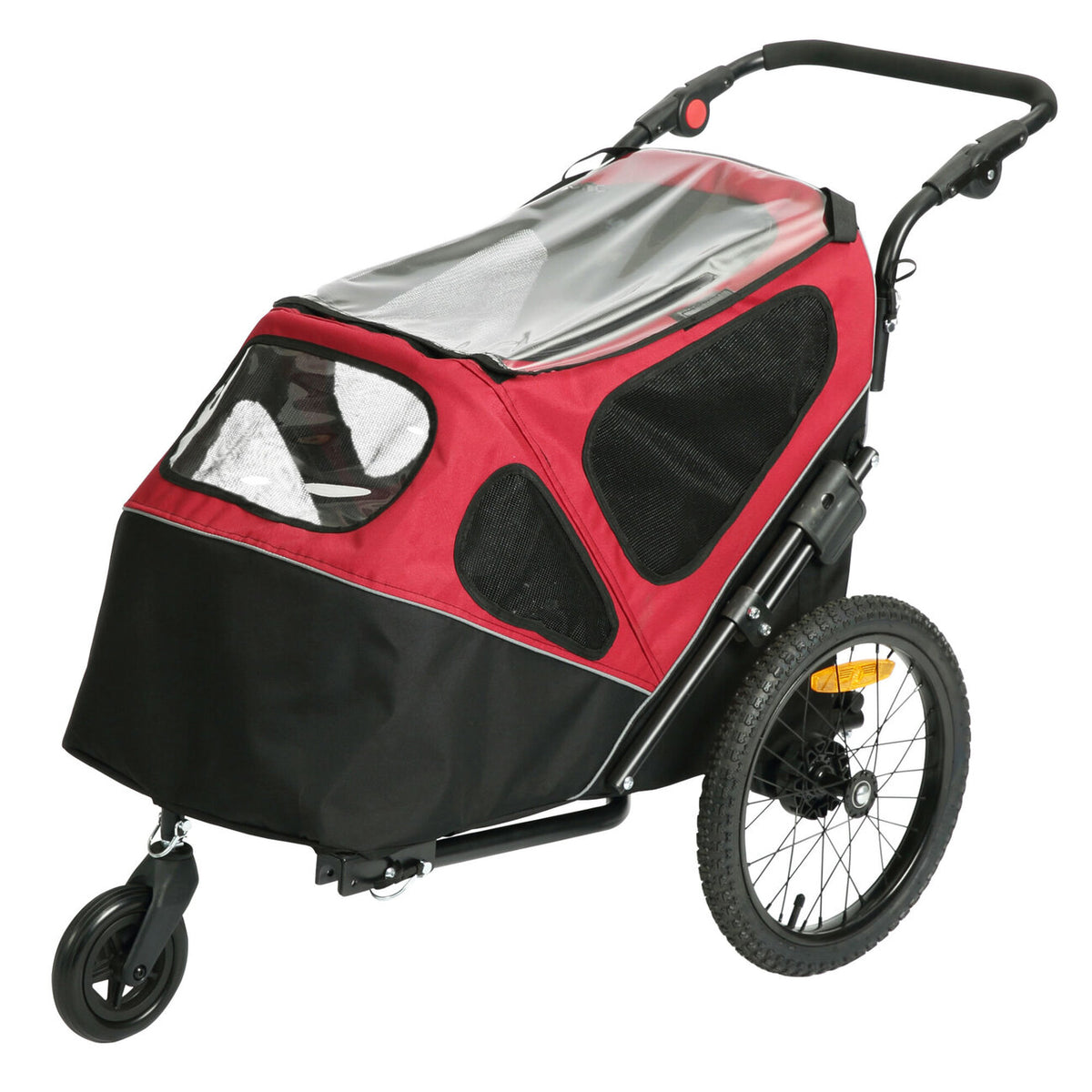 Hunde Fahrradanhänger Pet Trailer 2-in-1