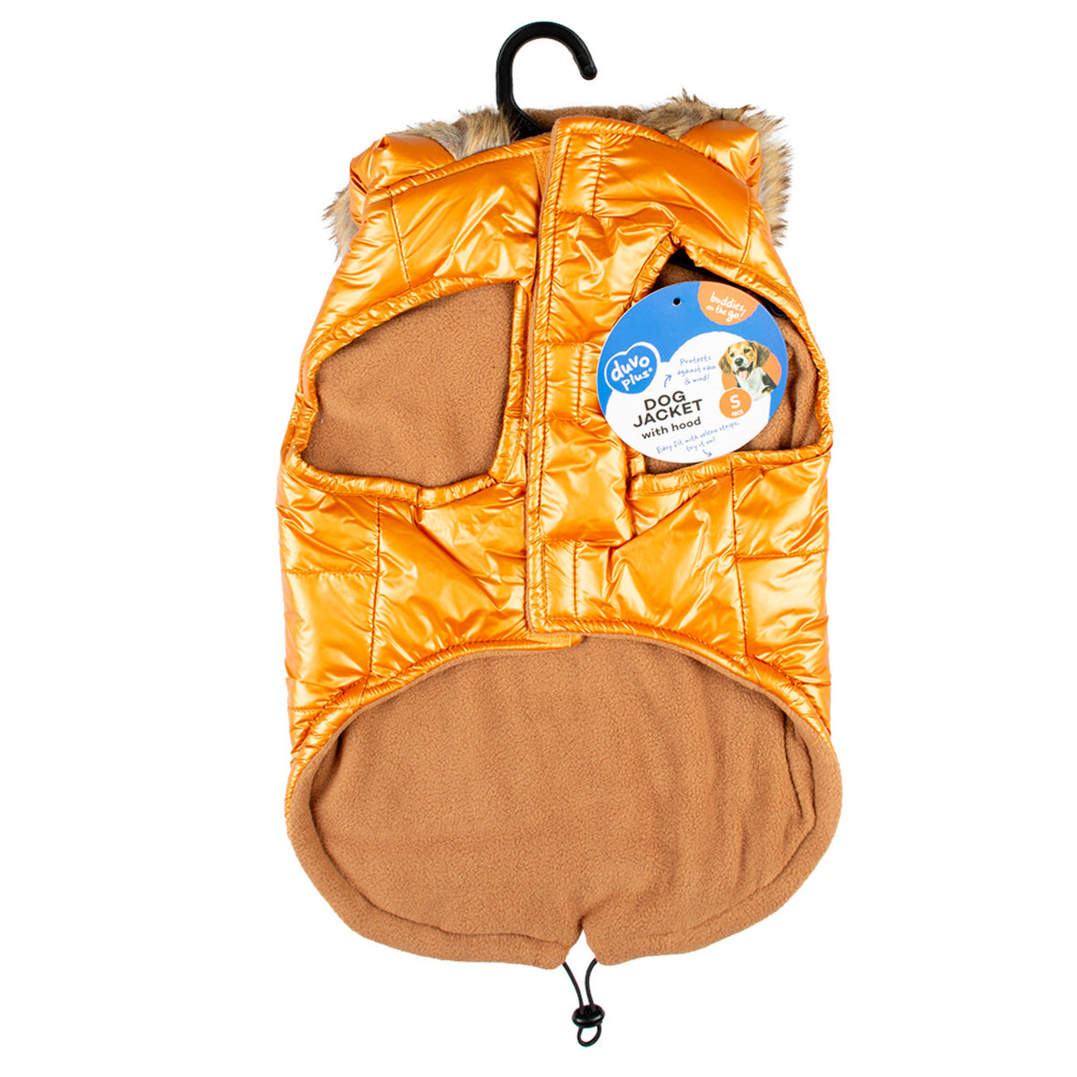 Wintermantel für Hunde Puffer Orange