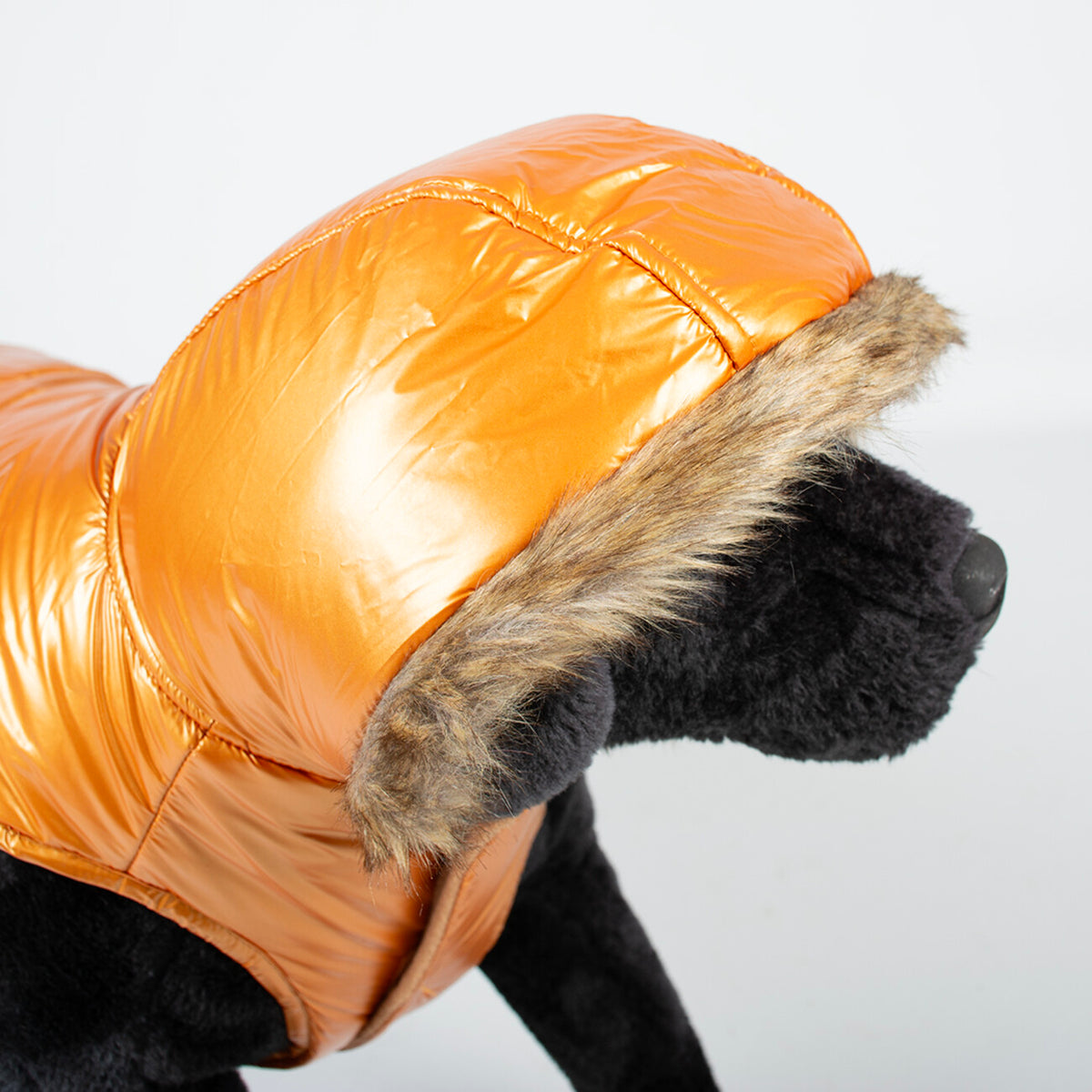 Wintermantel für Hunde Puffer Orange