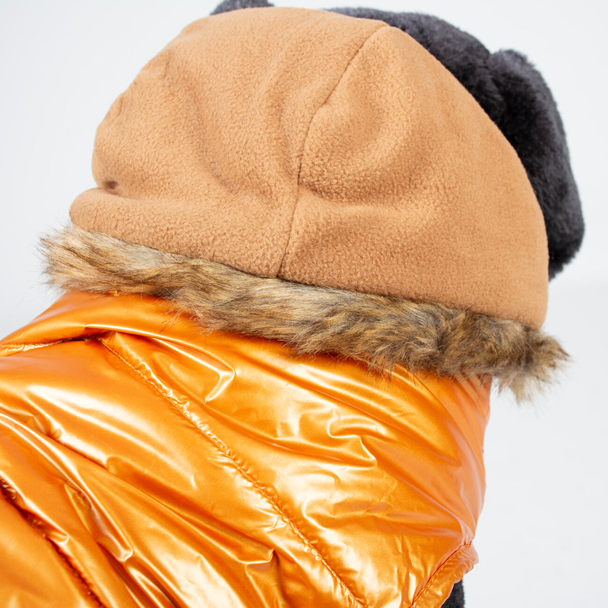 Wintermantel für Hunde Puffer Orange