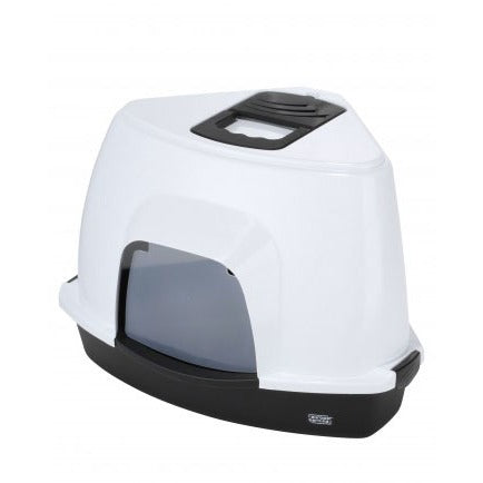 Eck Katzentoilette mit Haube Prism 60