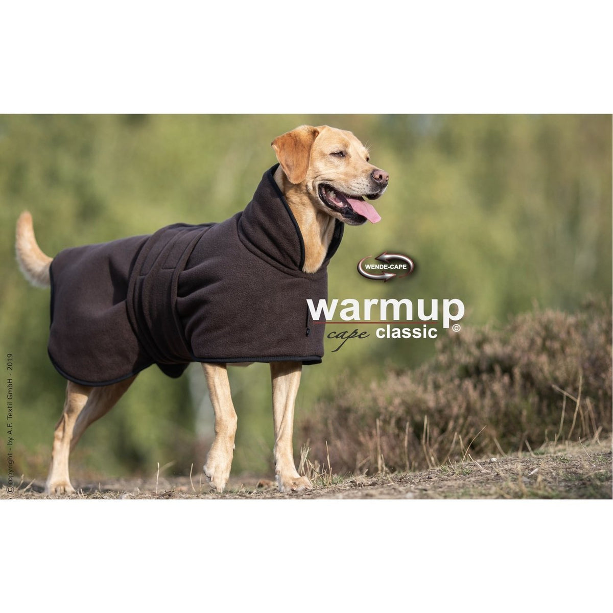 fit4dogs Warmup Cape Classic Hundemantel zum Wenden
