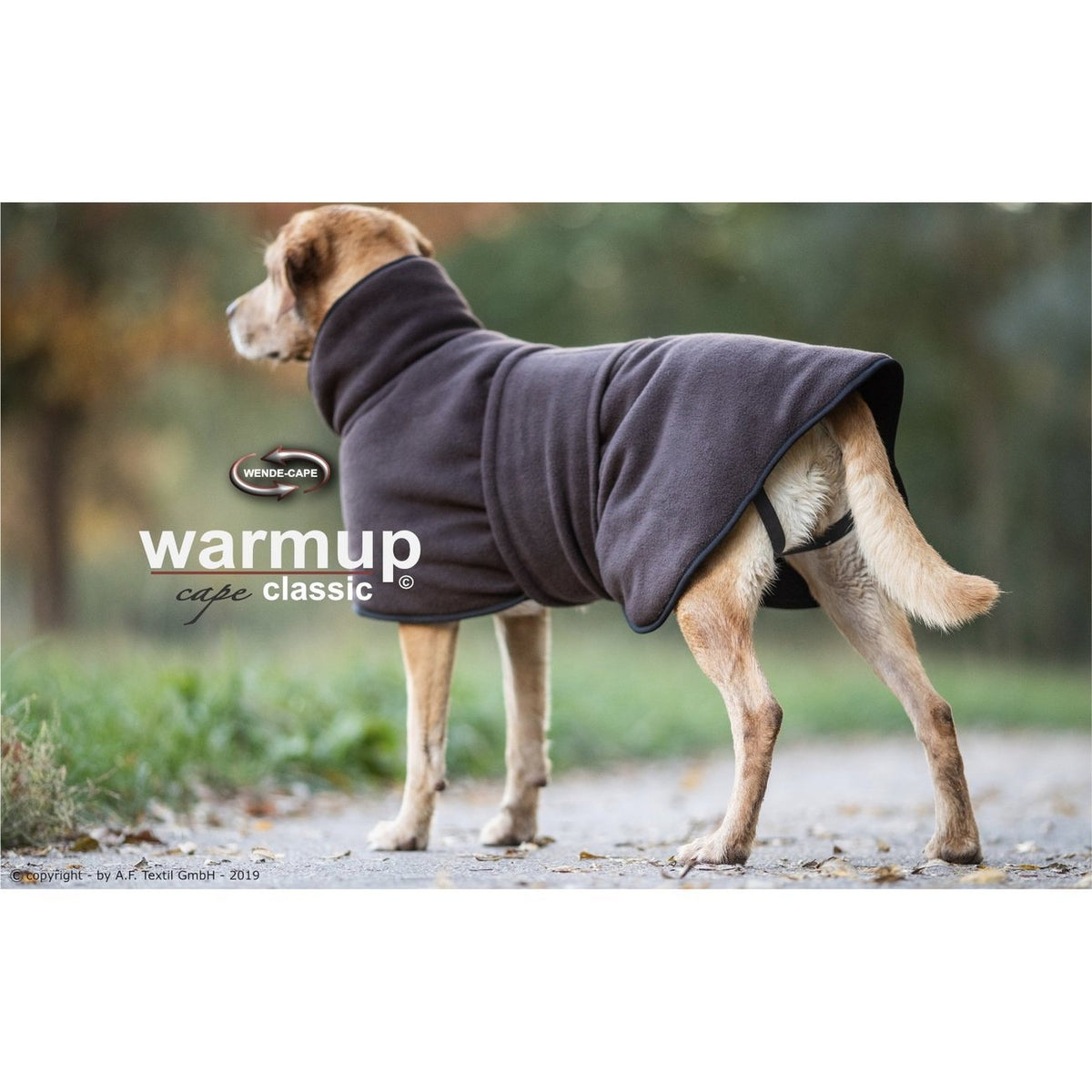 fit4dogs Warmup Cape Classic Hundemantel zum Wenden