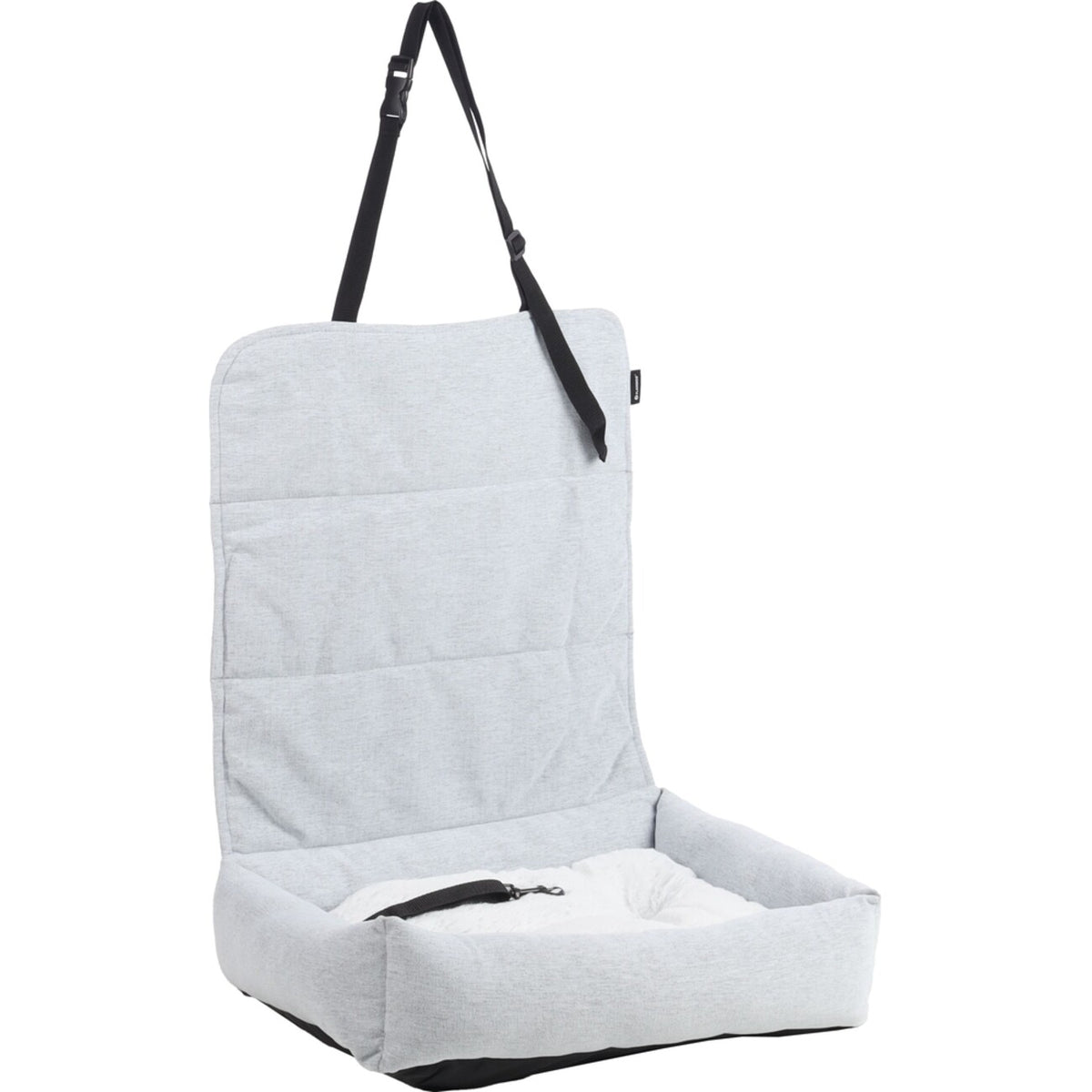 Autositz Beth Hellblau â Sicher & Komfortabel fĂŒr deinen Hund â A:55cm B:46cm C:12cm D:62cm E:42cm F:32cm G:4cm
