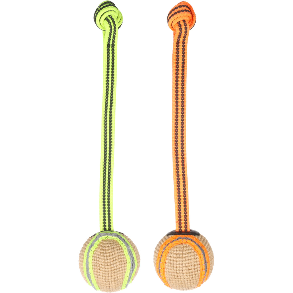 Juru Zerrseil mit Ball – Robustes Hundespielzeug für Spiel & Spaß – 33 x 7 x 7 cm