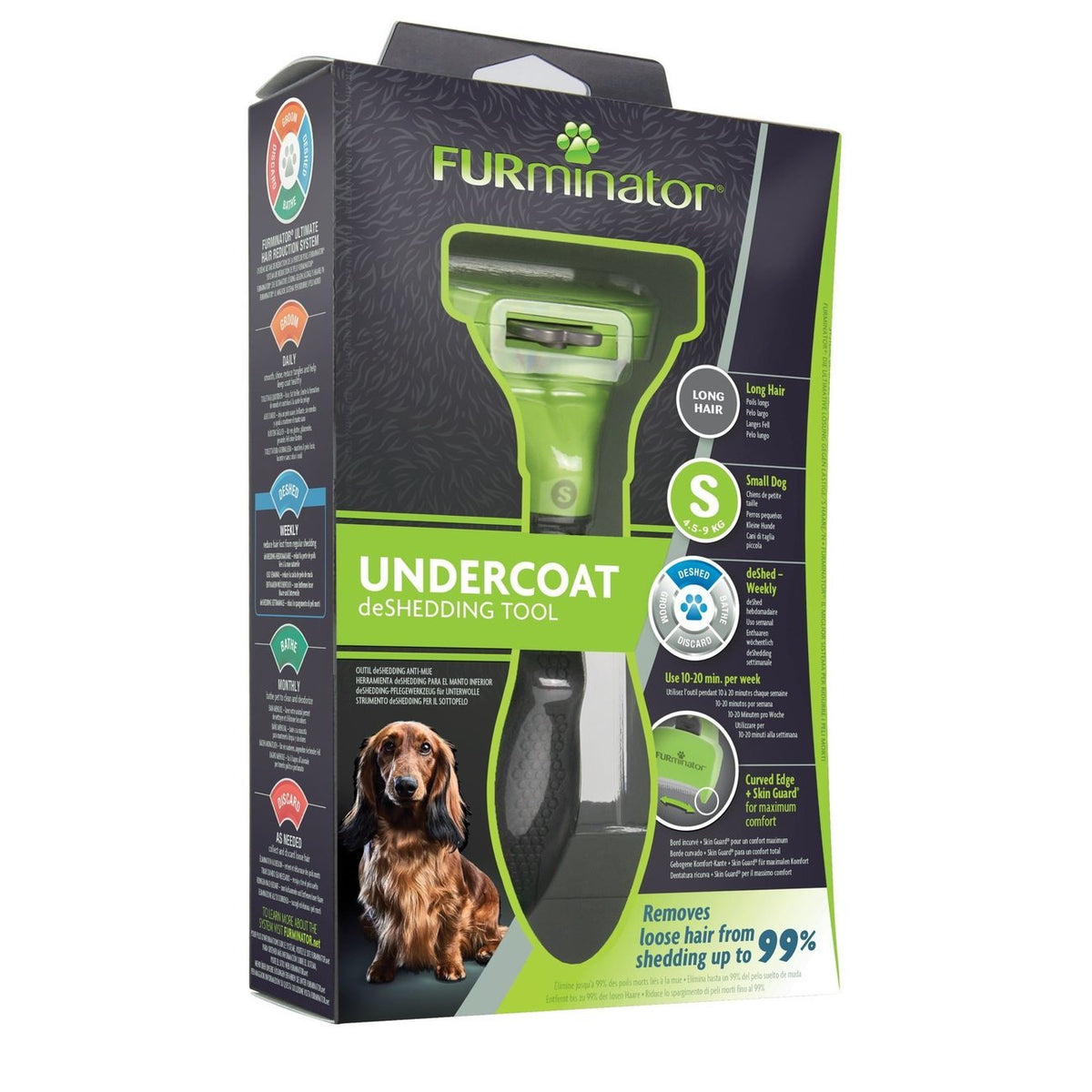FURminator Hund Unterwolle Langhaar