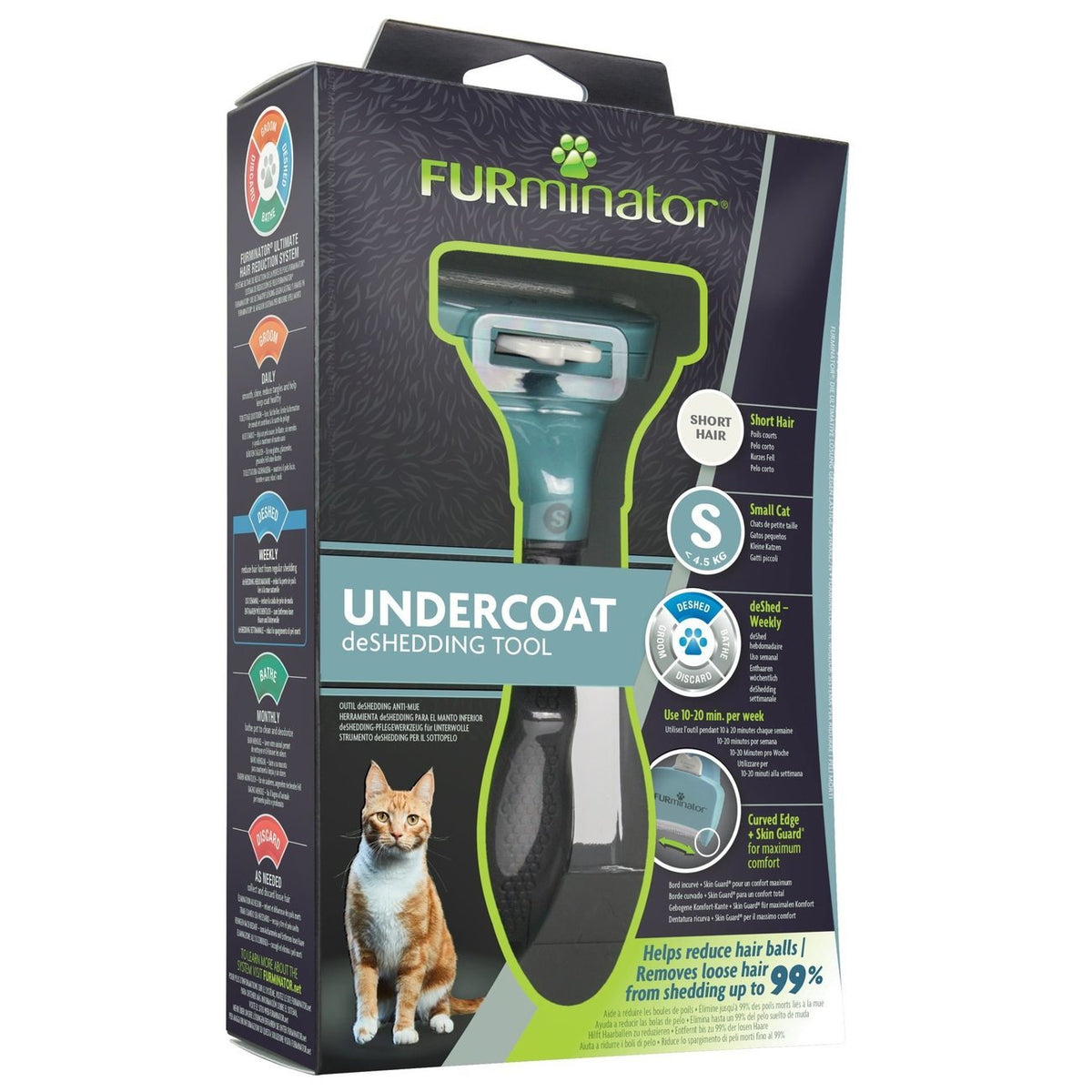 FURminator® Katzen-Fellpflegewerkzeuge Kurzhaar