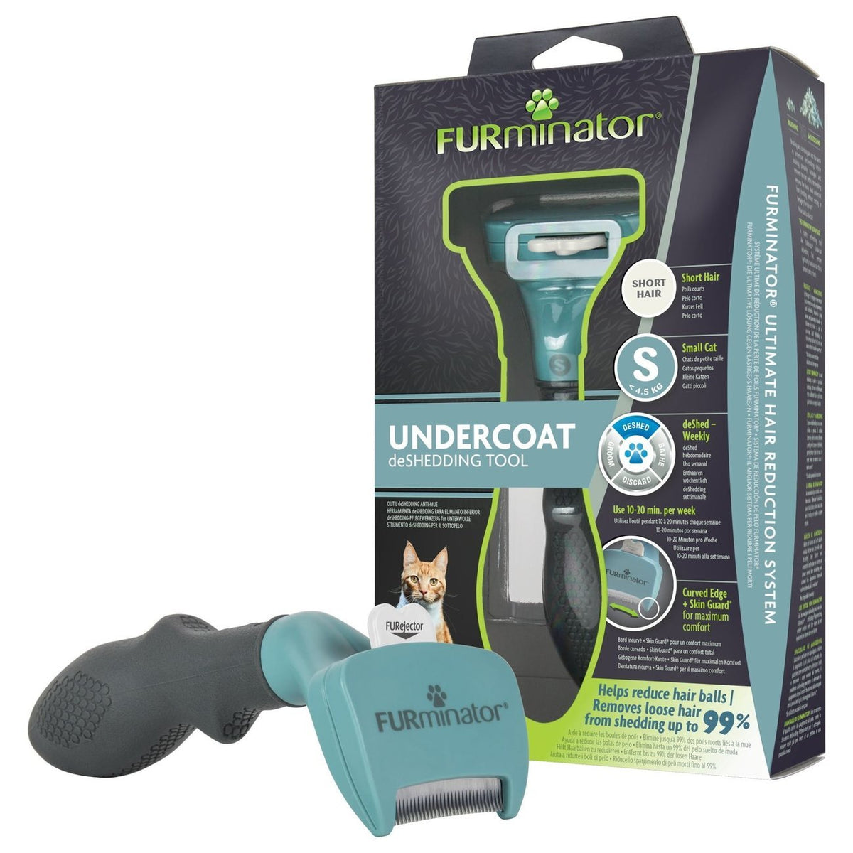 FURminator® Katzen-Fellpflegewerkzeuge Kurzhaar