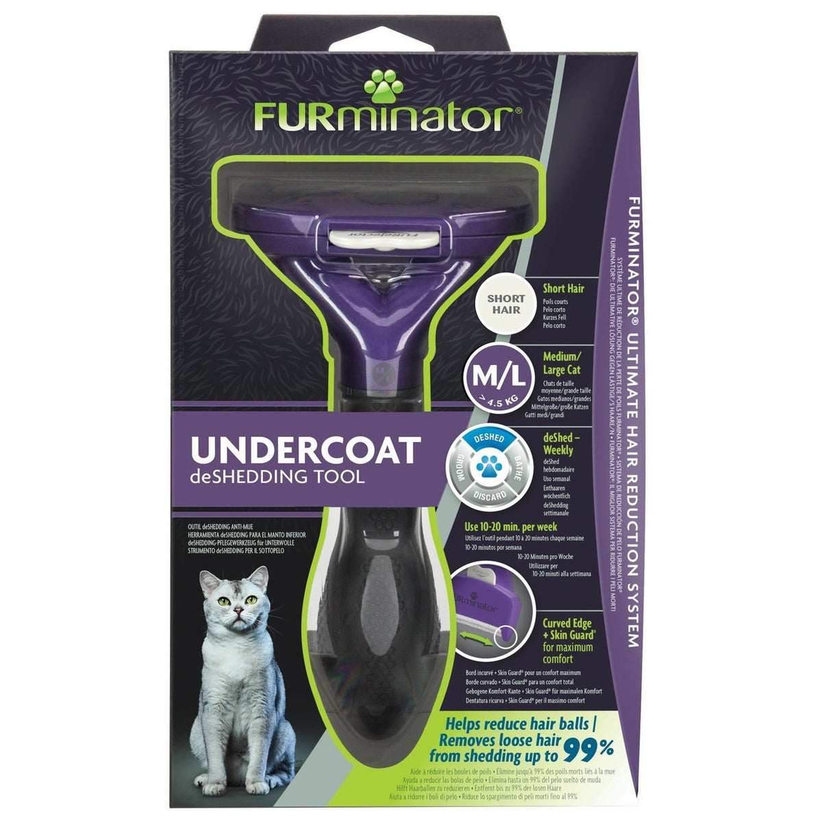 FURminator® Katzen-Fellpflegewerkzeuge Kurzhaar