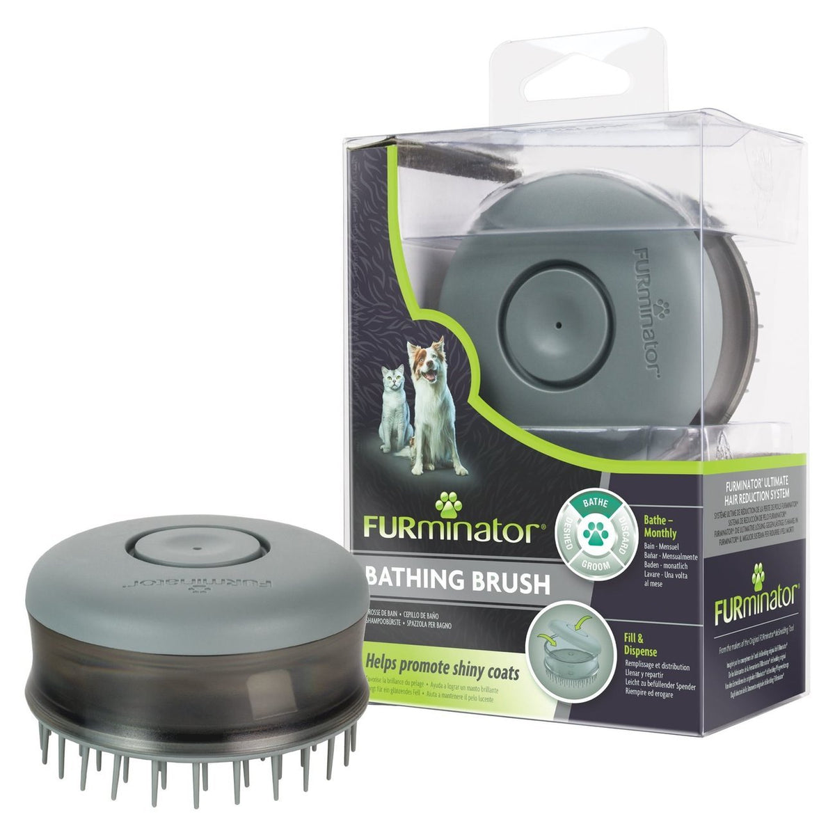 FURminator® Shampoobürste für Hunde und Katzen