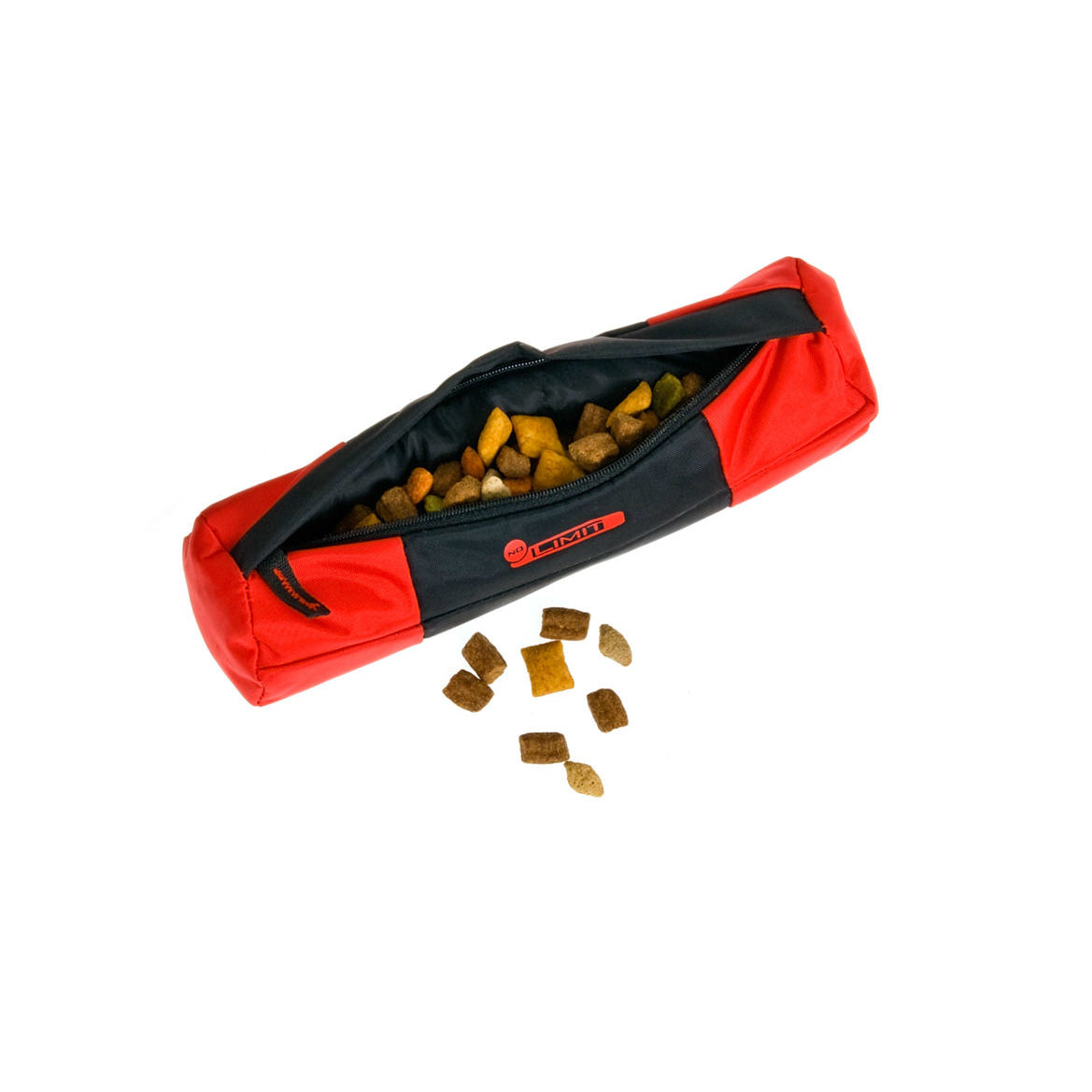 Futterdummy Snackdummy No Limit Teflon – L: 22 cm B: 7 cm schwarz-rot