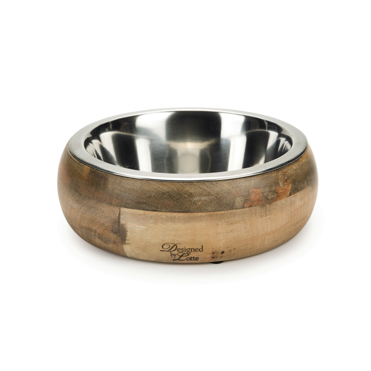 Futternapf MANDIRA aus Holz – ø 21 cm, 1300 ml