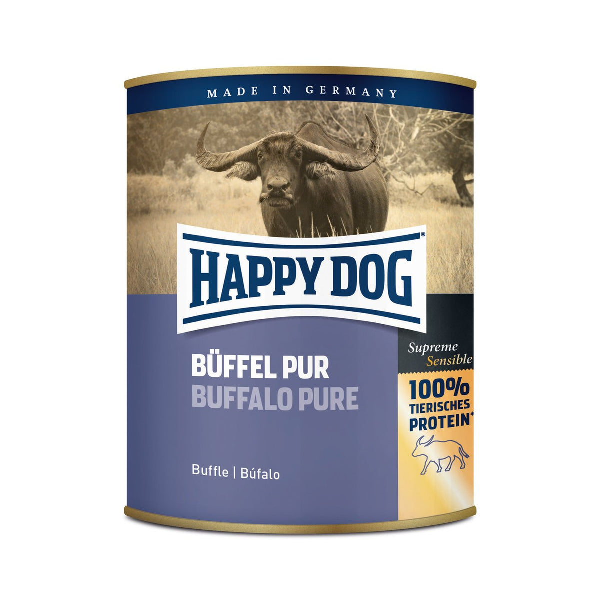 Happy Dog Nassfutter Dosen Büffel Pur