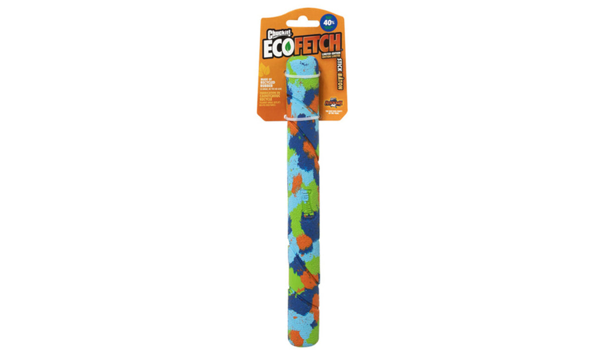 Chuckit! Eco Fetch Stick für Hunde | Nachhaltiger Apportierspaß – 28 x 3 x 2,5 cm