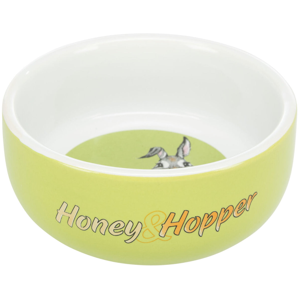 Honey & Hopper Keramiknapf für Kleintiere – 250 ml, ø 11 cm, zufällige Farbe