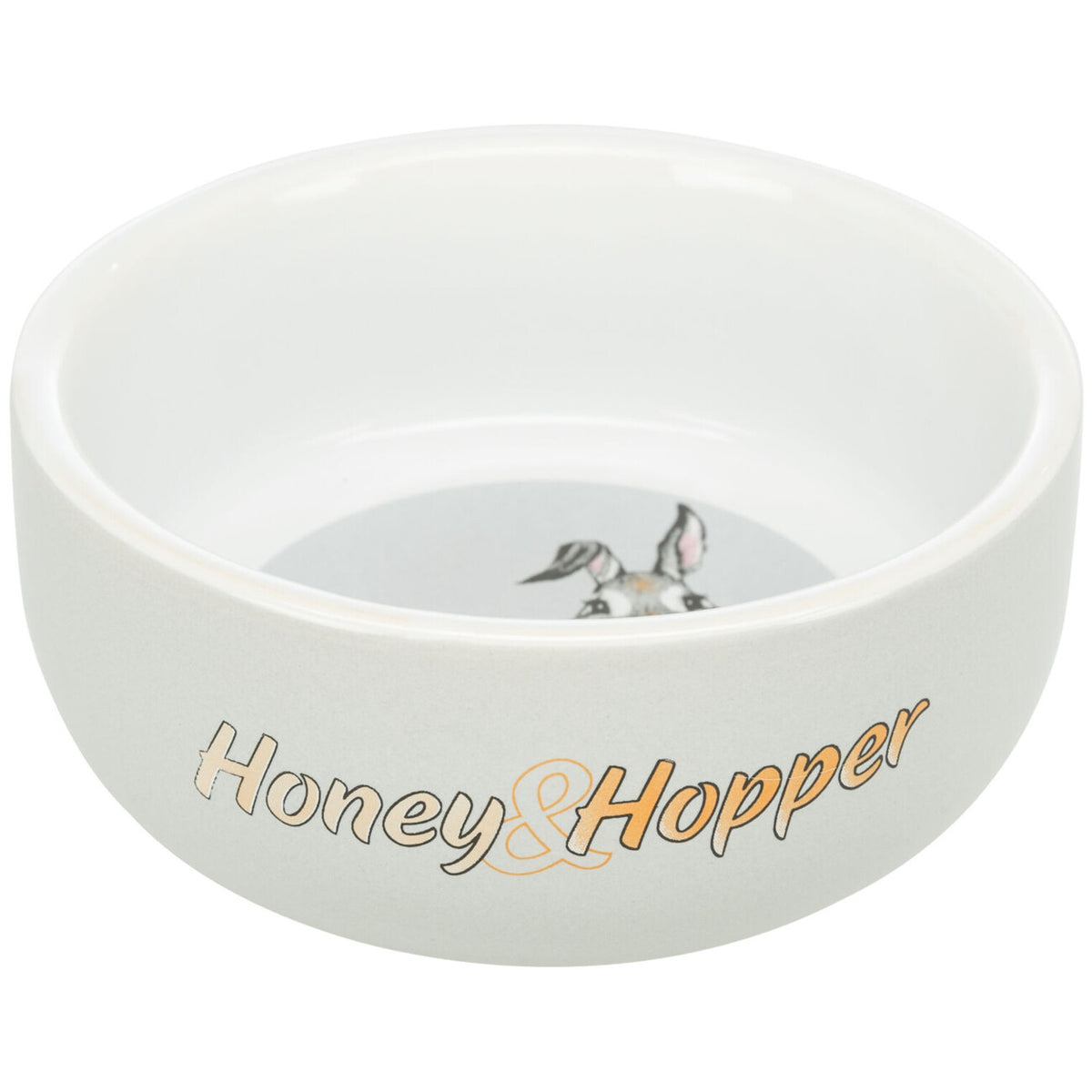 Honey & Hopper Keramiknapf für Kleintiere – 250 ml, ø 11 cm, zufällige Farbe