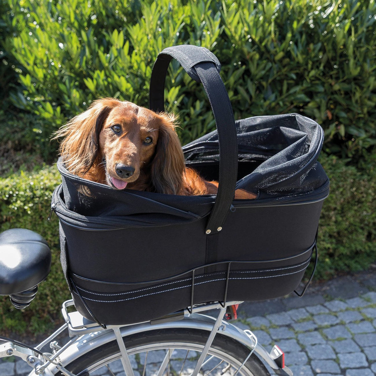 Hundefahrradkorb Long für Gepäckträger