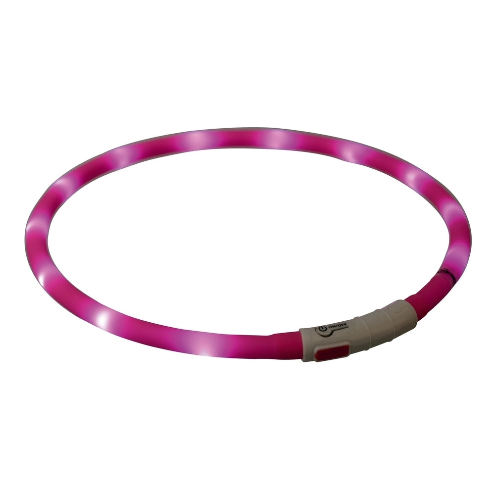 Hunde Leuchthalsband Leuchtring USB