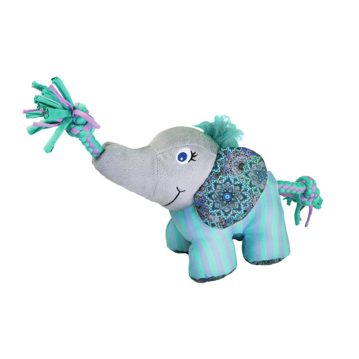 Hundespielzeug KONG Knots Carnival – Elefant, 36 cm