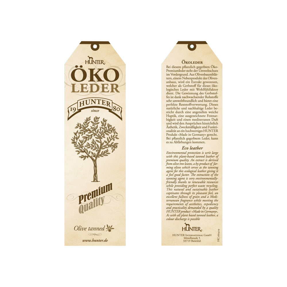 Hunter Halsband Porto Öko Leder