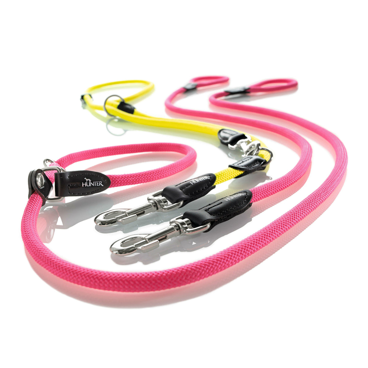 Hunter Retrieverleine Freestyle Neon Tau