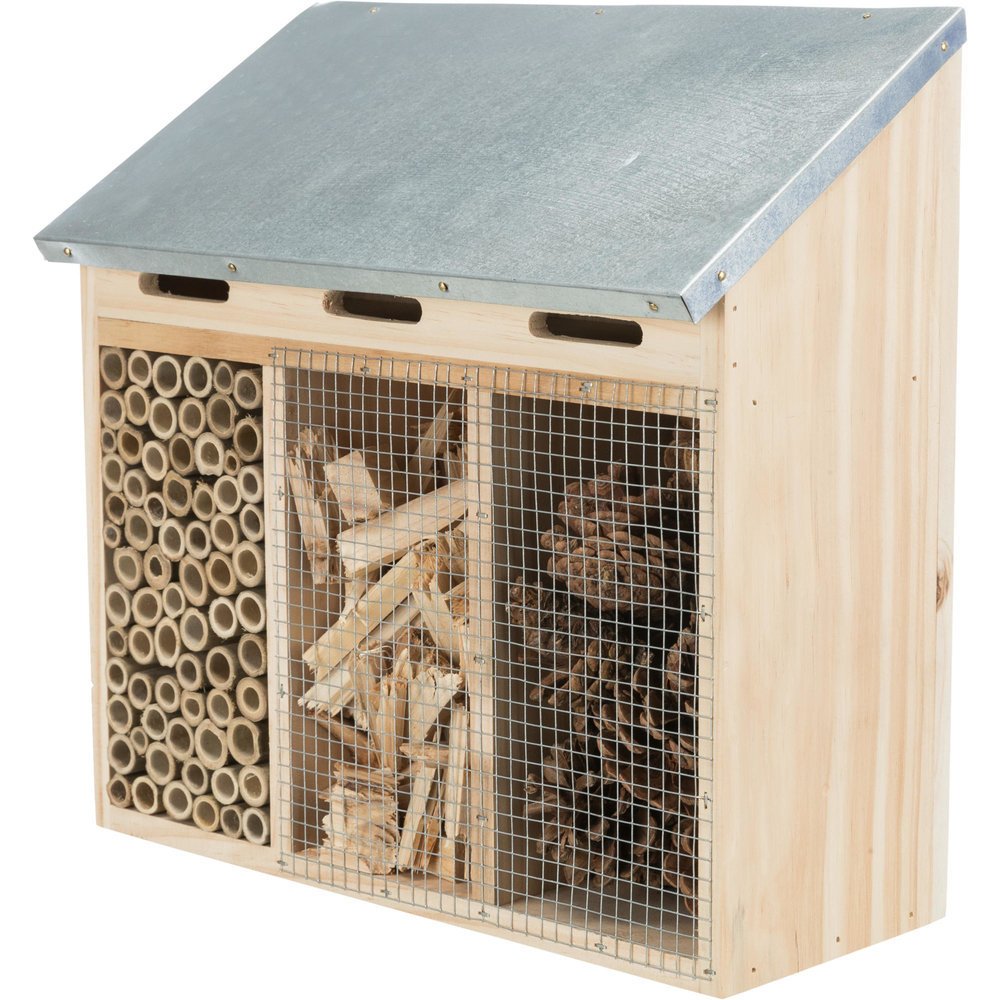 Insektenhotel drei geteilt
