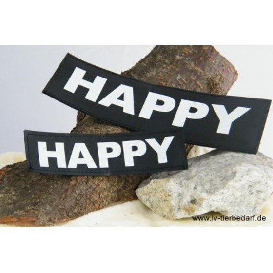 Julius K9 Logo Klettsticker groß G-L – HAPPY