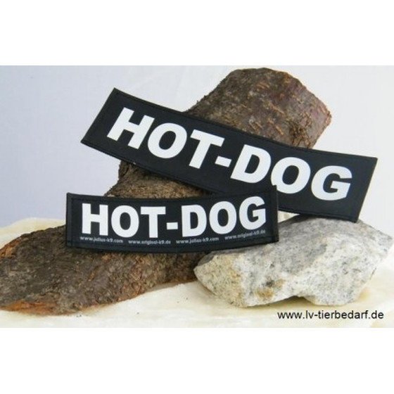 Julius K9 Logo Klettsticker groß G-L – HOT DOG