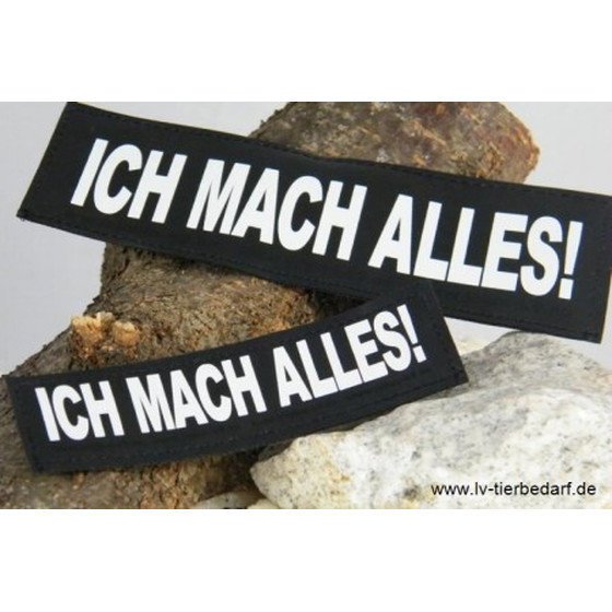 Julius K9 Logo Klettsticker groß G-L – ICH MACH ALLES