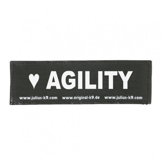 Julius K9 Logo Klettsticker groß G-L – I LOVE AGILITY