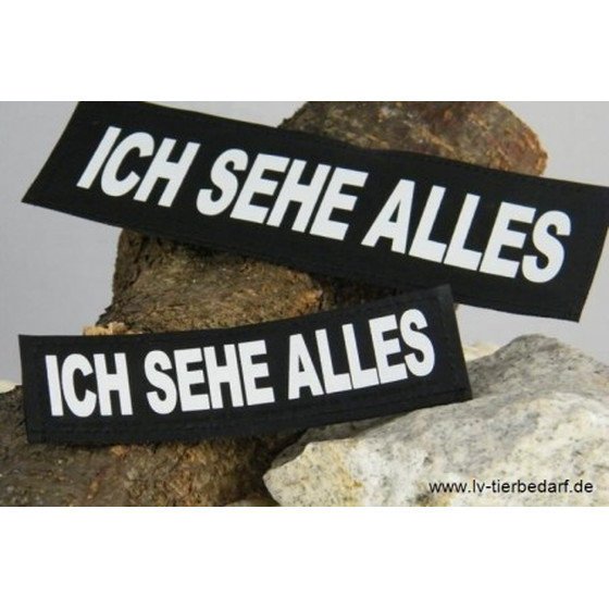 Julius K9 Logo Klettsticker groß G-L – ICH SEHE ALLES