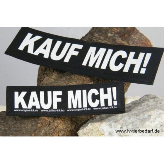 Julius K9 Logo Klettsticker groß G-L – KAUF MICH!