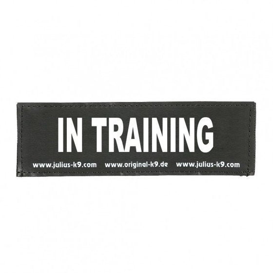Julius K9 Logo Klettsticker groß G-L – IN TRAINING