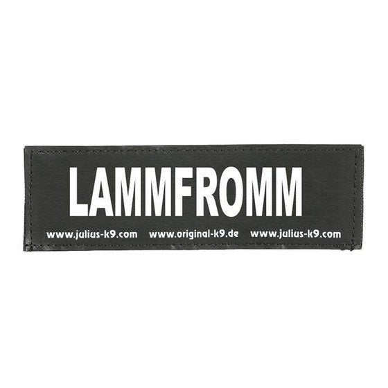 Julius K9 Logo Klettsticker groß G-L – LAMMFROMM