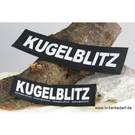 Julius K9 Logo Klettsticker groß G-L – KUGELBLITZ