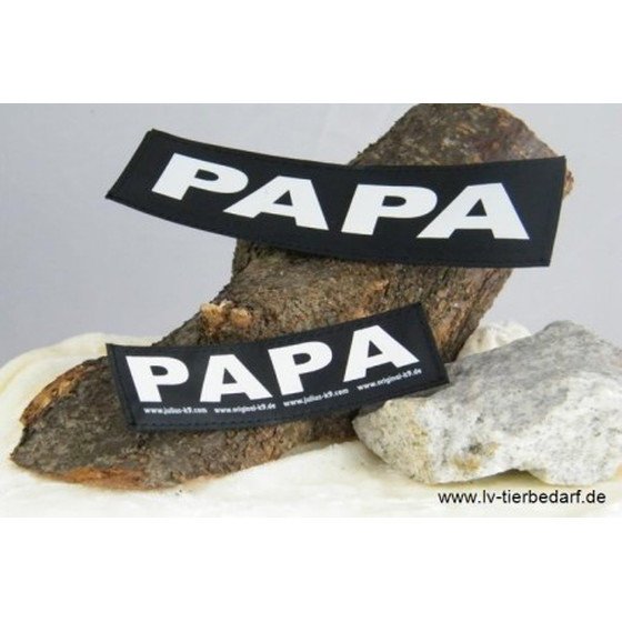 Julius K9 Logo Klettsticker groß M-Z – PAPA