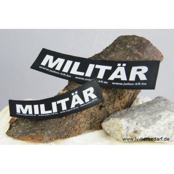 Julius K9 Logo Klettsticker groß M-Z – MILITÄR